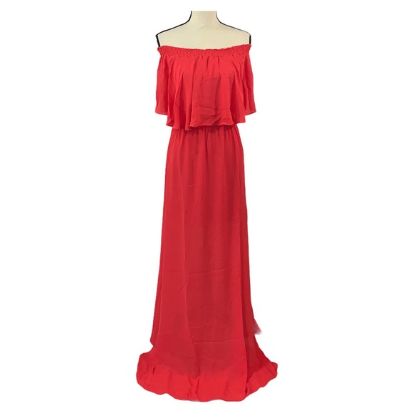 NWT Show Me Your Mumu Hacienda Red Maxi Dress - Picture 5 of 12